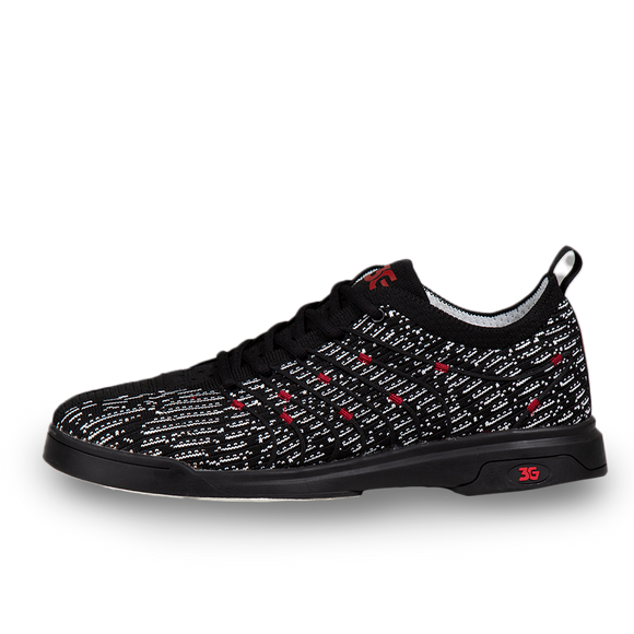 3G Men’s Ascent ll Black White Right Hand Bowling Shoes