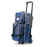 Brunswick Quest 3 Ball Triple Roller Black Bowling Bag